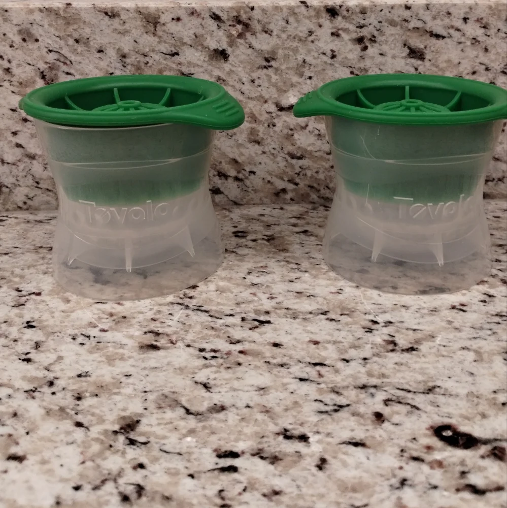 Ice Mold Silicone Golf Ball Cocktail Barware Set of 2 Tovolo Leak-Free
